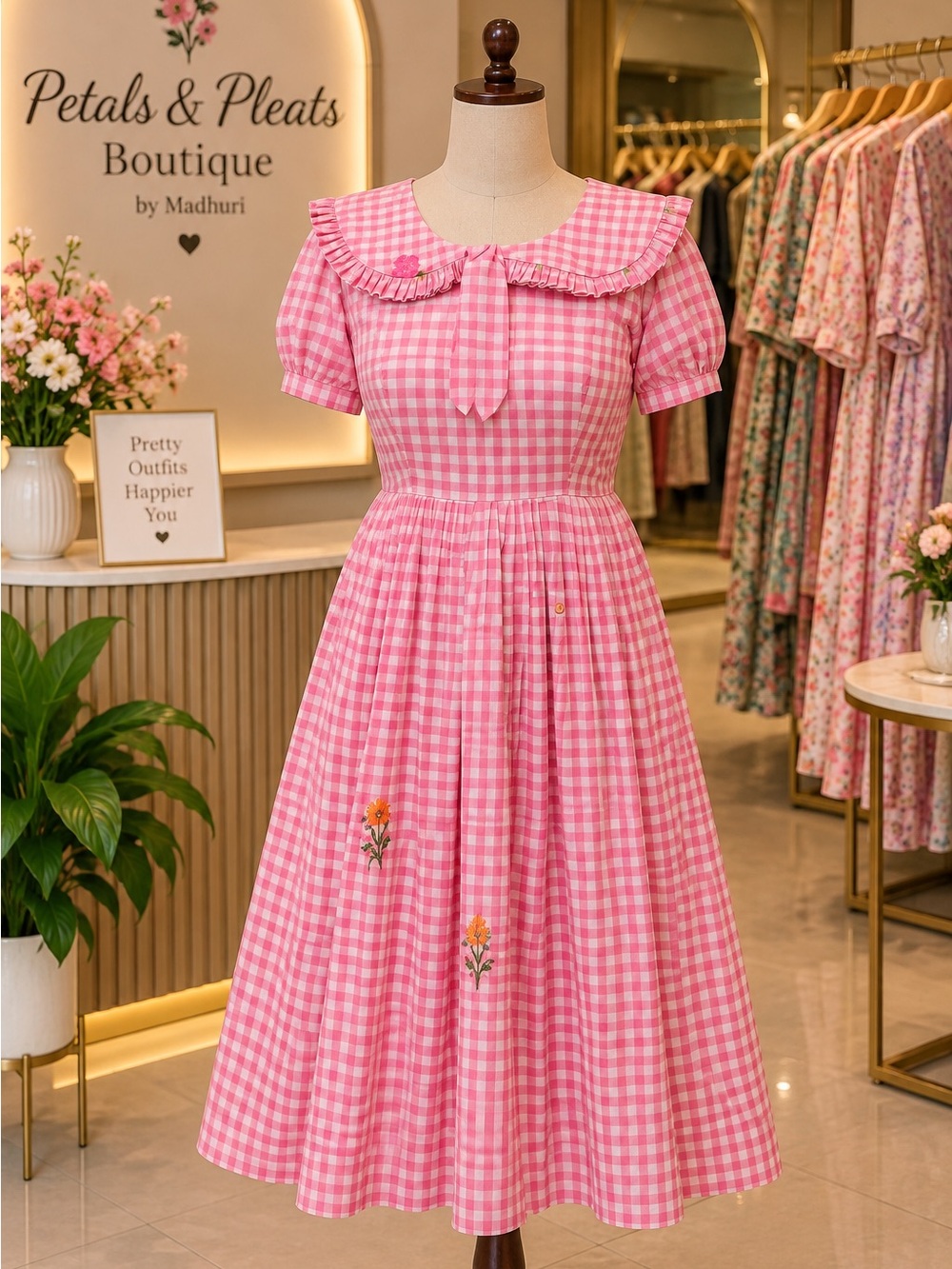 Beautiful Korean style frock